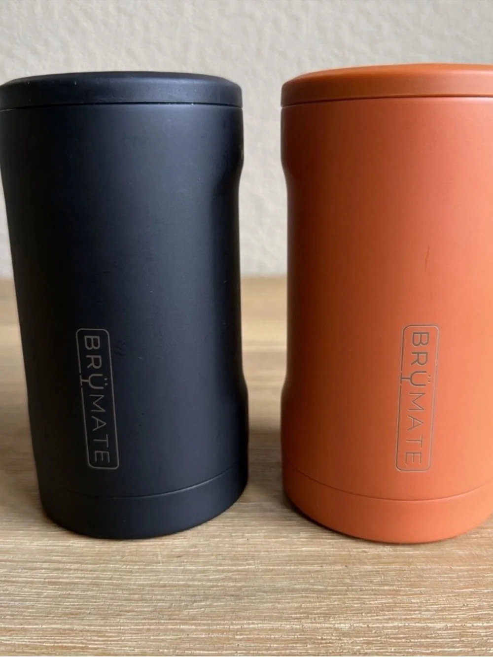 Brumate Hopsulator Bott'l Bottle Cooler 12 oz Drink Holder Black & Orange Lot 2